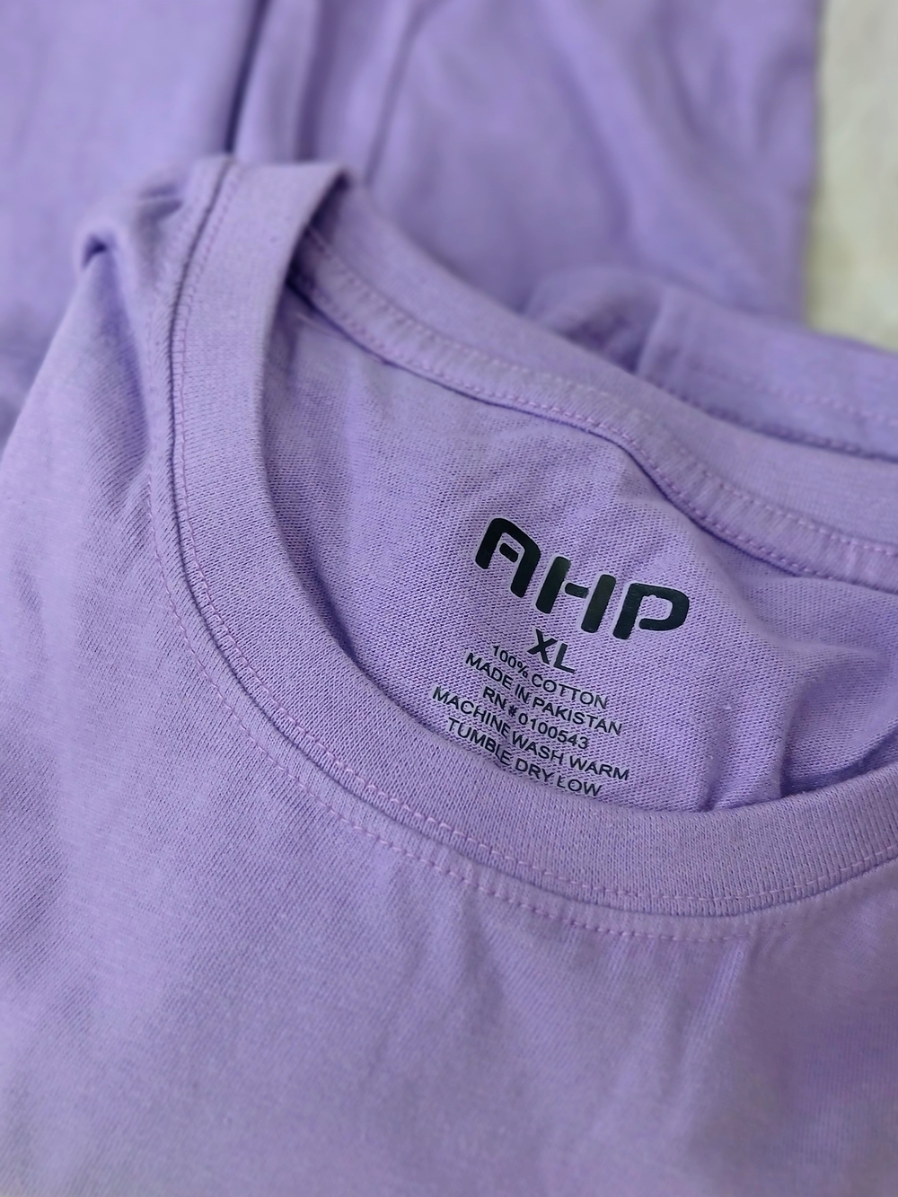 AHP Lavender Crew Neck T-Shirt